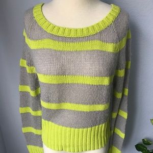 DELIA'S Striped Knit Sweater